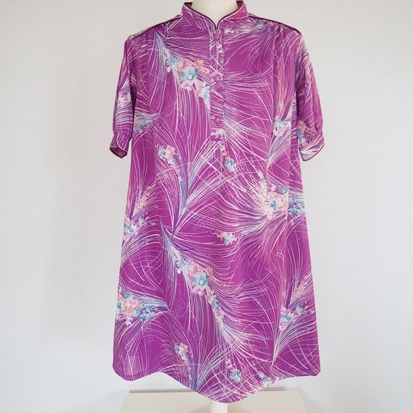 Refashioned Vintage Swing Dress (M/L) - Picture 2 of 10